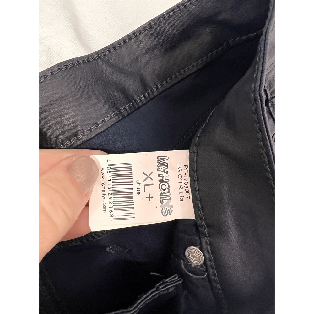 MyHailys Black Bootcut Womens Faux Leather Sz XL‎ NWT 31W 29I - Picture 6 of 10